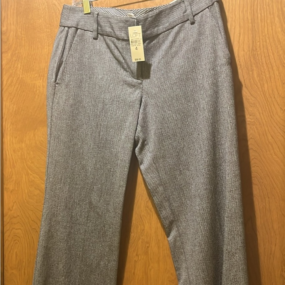 LOFT Gray Women's Trousers